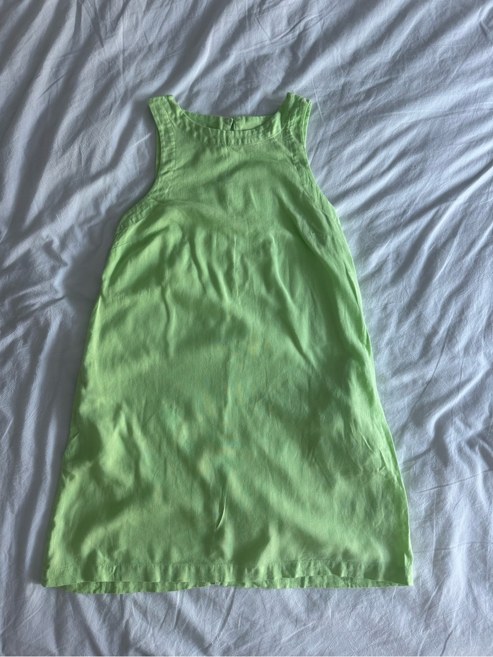 a new day Neon Lime Green Mini Dress